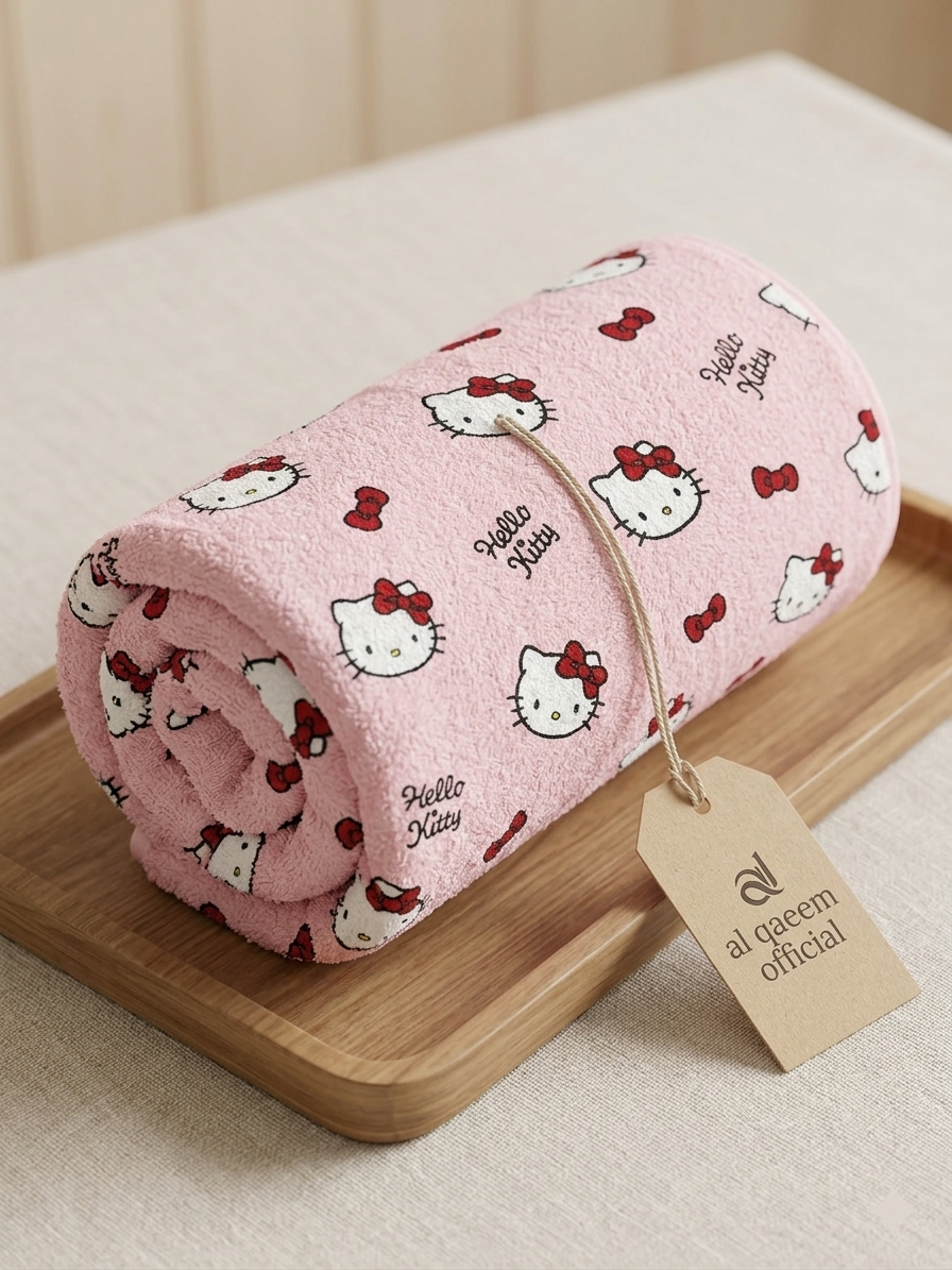 Hello Kitty printed kids towel | Soft & Comfortable for kiDs