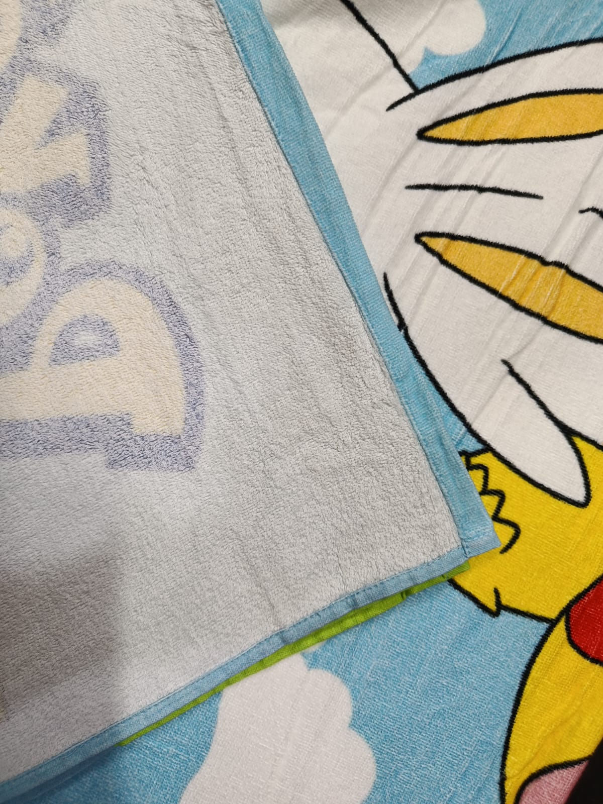 Halantex Pokémon Pikachu Scorbunny printed towel | Soft & Comfortable for kids