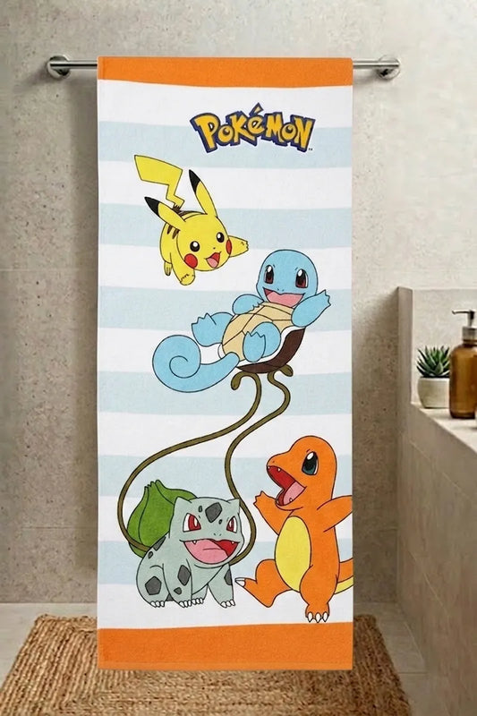 Pikachu pokemon Kids Bath Towel | Soft & Durable