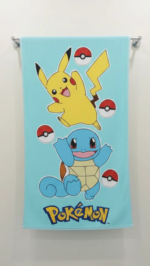 Pokemon Cartoon Towel – Perfect for Toddlers & Young Children