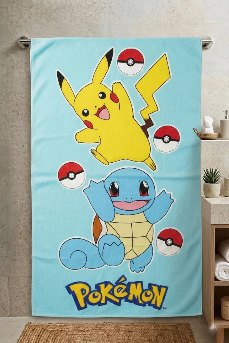 Pokemon Cartoon Towel – Perfect for Toddlers & Young Children