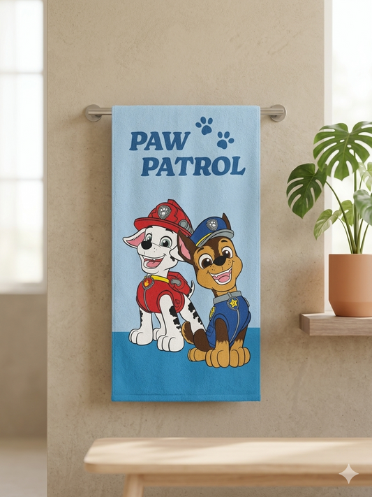 Paw Patrol kids printed  towel | Soft & Comfortable for kiDs