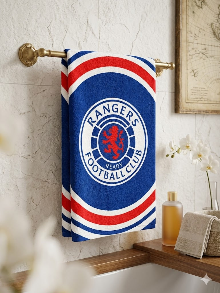 Rangers Club towel for kids _ footbal lovers | soft & comfertable