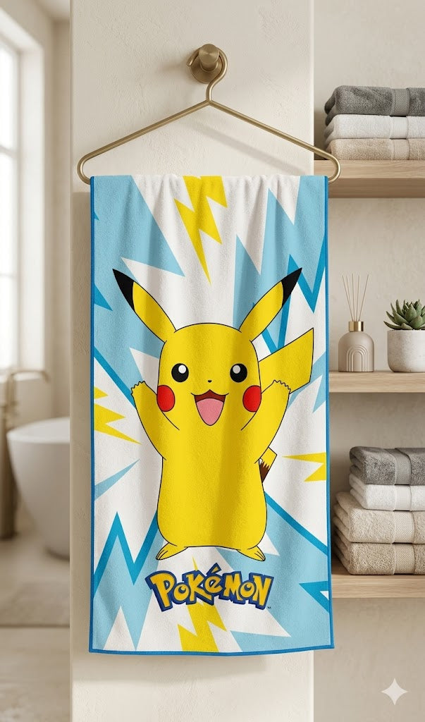 Pokémon Kids Printed Towel | Soft &  Comfortable.