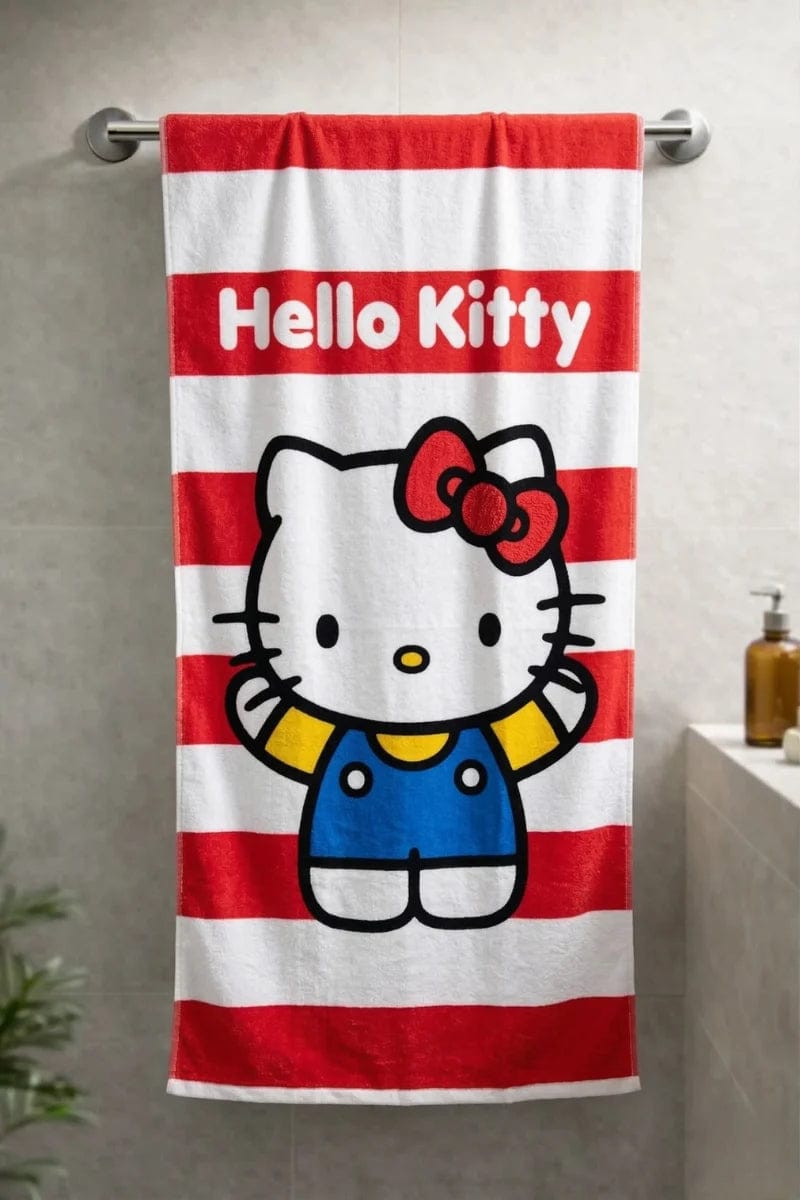 Hello Kitty printed kids towel | Soft & Comfortable for kiDs