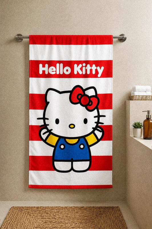 Hello Kitty printed kids towel | Soft & Comfortable for kiDs