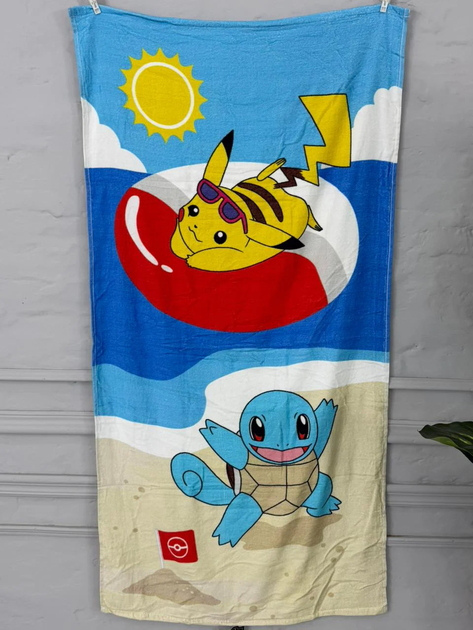 Pokémon  Schiggy  printed Towel | Soft & Comfortable for kiDs.
