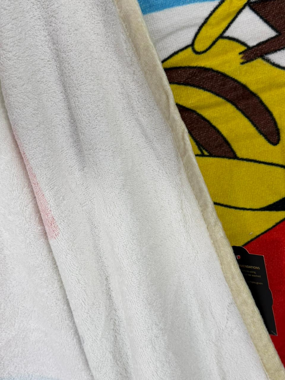 Pokémon  Schiggy  printed Towel | Soft & Comfortable for kiDs.